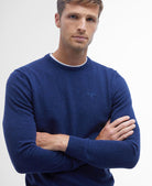 MAGLIONE GIROCOLLO ESSENTIAL_BL71_DEEP BLUE