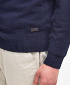 BARBOUR MAGLIONE CON TOPPE ESSENTIAL - HALF ZIP_NY91_NAVY