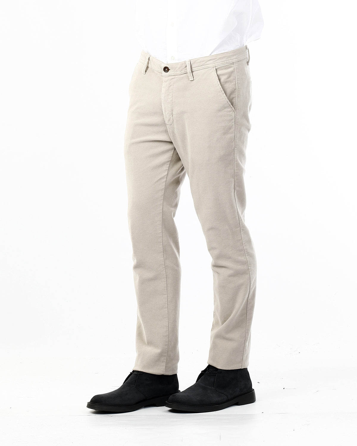 OLD RIVER PANTALONI IN FUSTAGNO_BEIGE