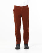 OLD RIVER PANTALONI IN FUSTAGNO_RUGGINE