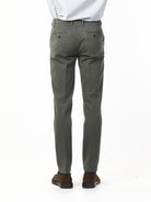 OLD RIVER PANTALONI IN FUSTAGNO_VERDE SCURO