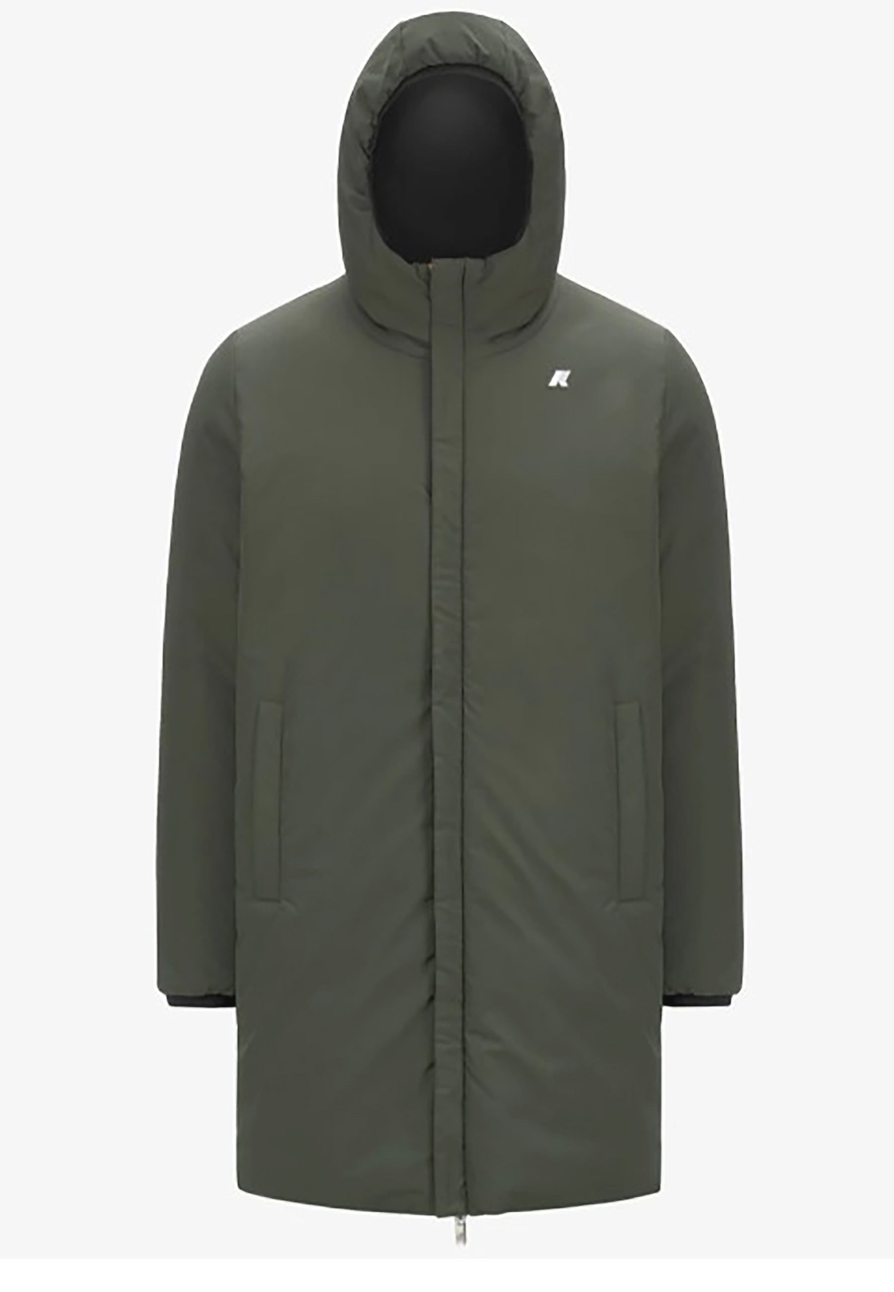 KWAY JACOB ST WARM REVERSIBLE_AH3_BLACK PURE - GREEN BLACKISH