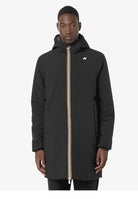 KWAY JACOB ST WARM REVERSIBLE_AH3_BLACK PURE - GREEN BLACKISH