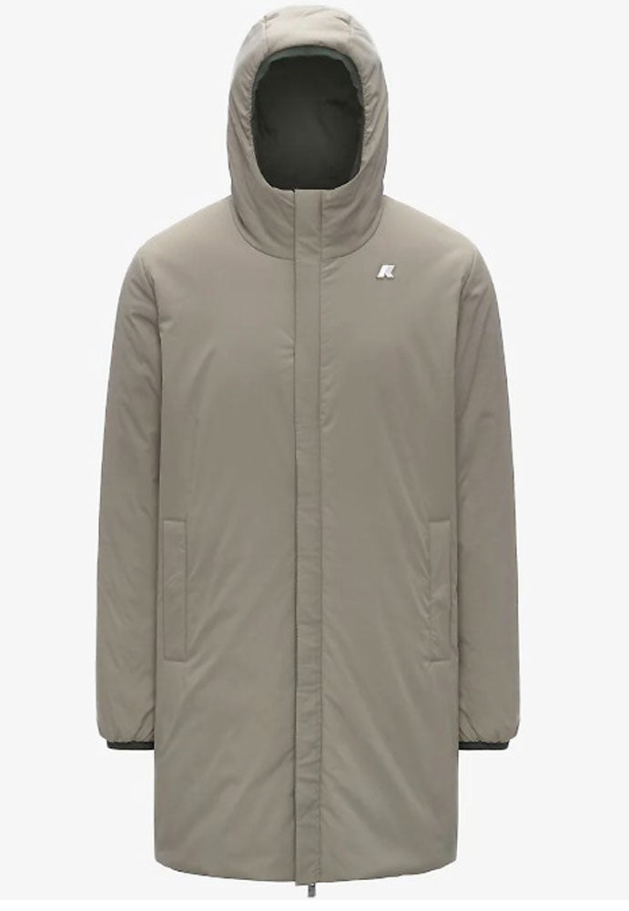 KWAY JACOB ST WARM REVERSIBLE_B2P_GREEN BLACKISH - GREEN OAK