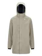 KWAY MARLYN BONDED_B2A _BEIGE CASHMERE - BLUE DEPTH
