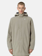 KWAY MARLYN BONDED_B2A _BEIGE CASHMERE - BLUE DEPTH