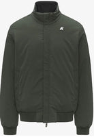 KWAY ARSENE ST WARM REVERSIBLE_AH3_BLACK PURE - GREEN BLACKISH