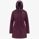 KWAY MATHY BONDED_D0R_VIOLET MAUVE WINE