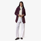 KWAY MATHY BONDED_D0R_VIOLET MAUVE WINE