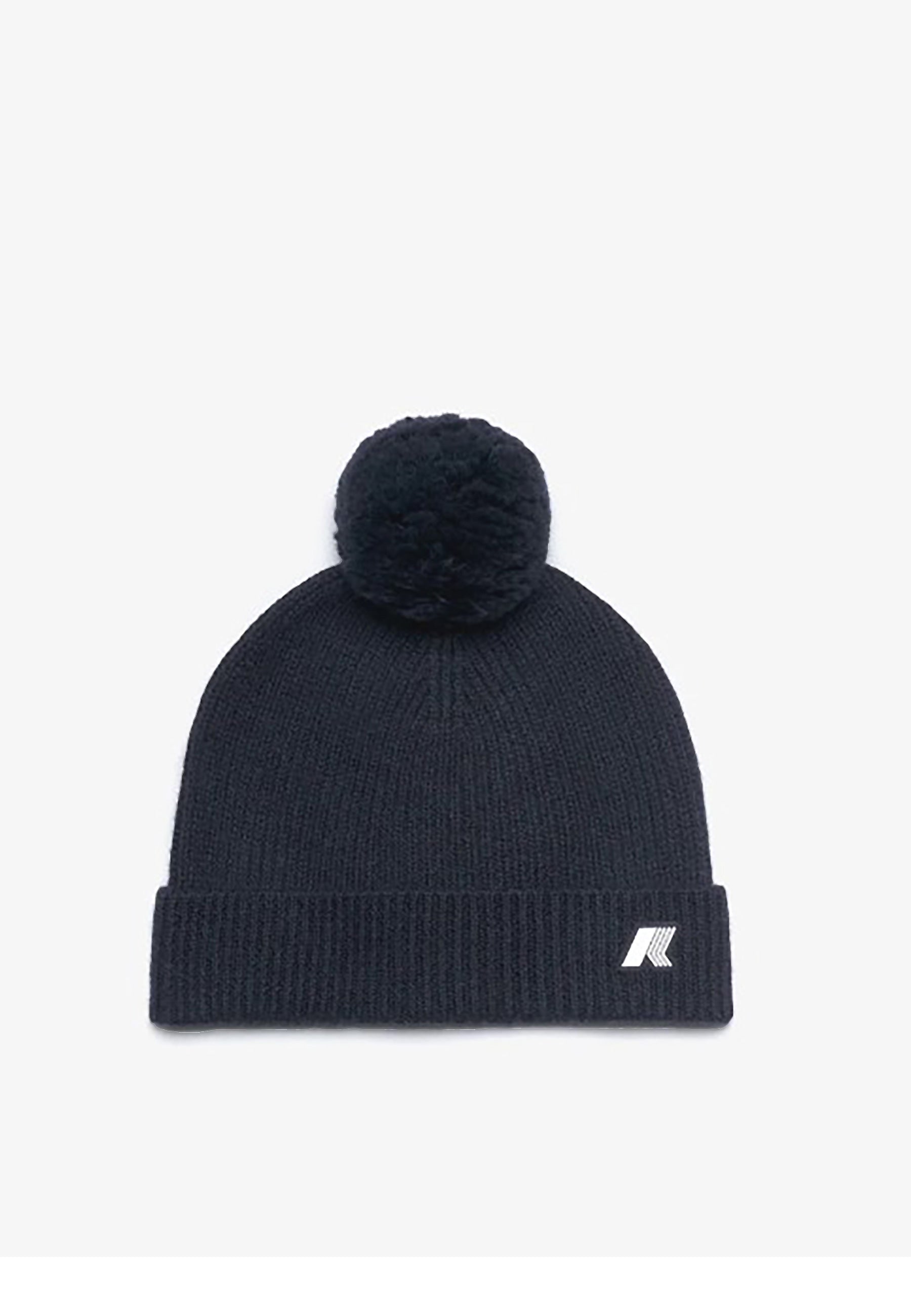 KWAY BERRETTO VINCIENNE CARDIGAN STITCH WOOL_AZ2_BLUE DEPTH MELANGE