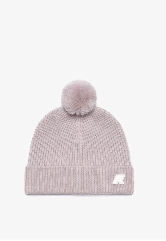 KWAY BERRETTO VINCIENNE CARDIGAN STITCH WOOL_KAL_ROSE HUSHED MELANGE