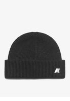 KWAY BERRETTO BRICE CARDIGAN STITCH WOOL_AZ3_BLACK PURE MELANGE