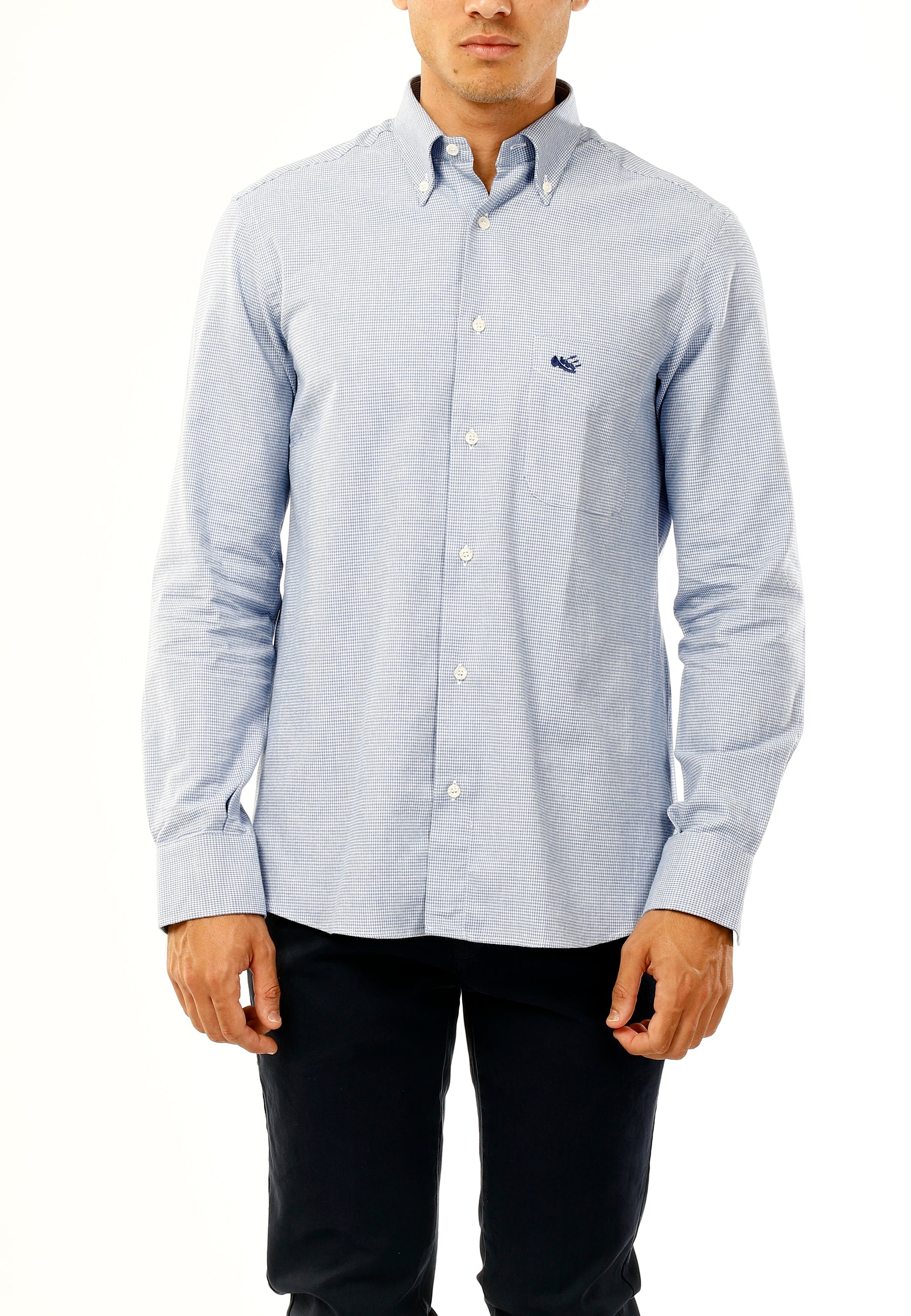 OLDRIVER CAMICIA MICROFANTASIA PIED POULE