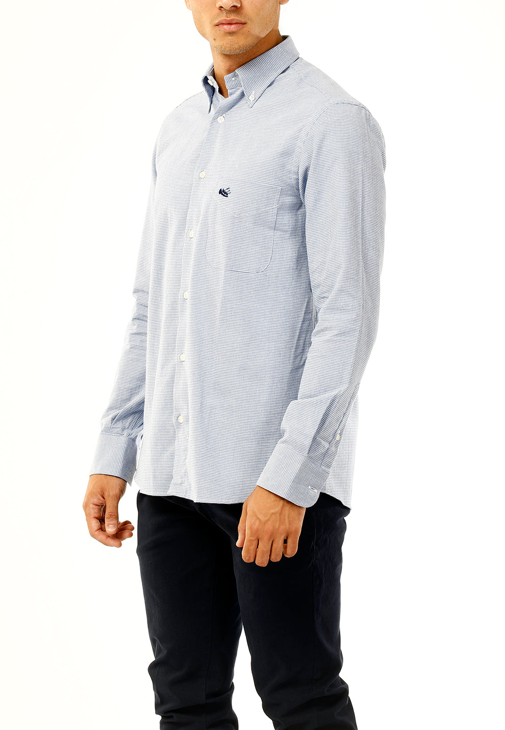 OLDRIVER CAMICIA MICROFANTASIA PIED POULE