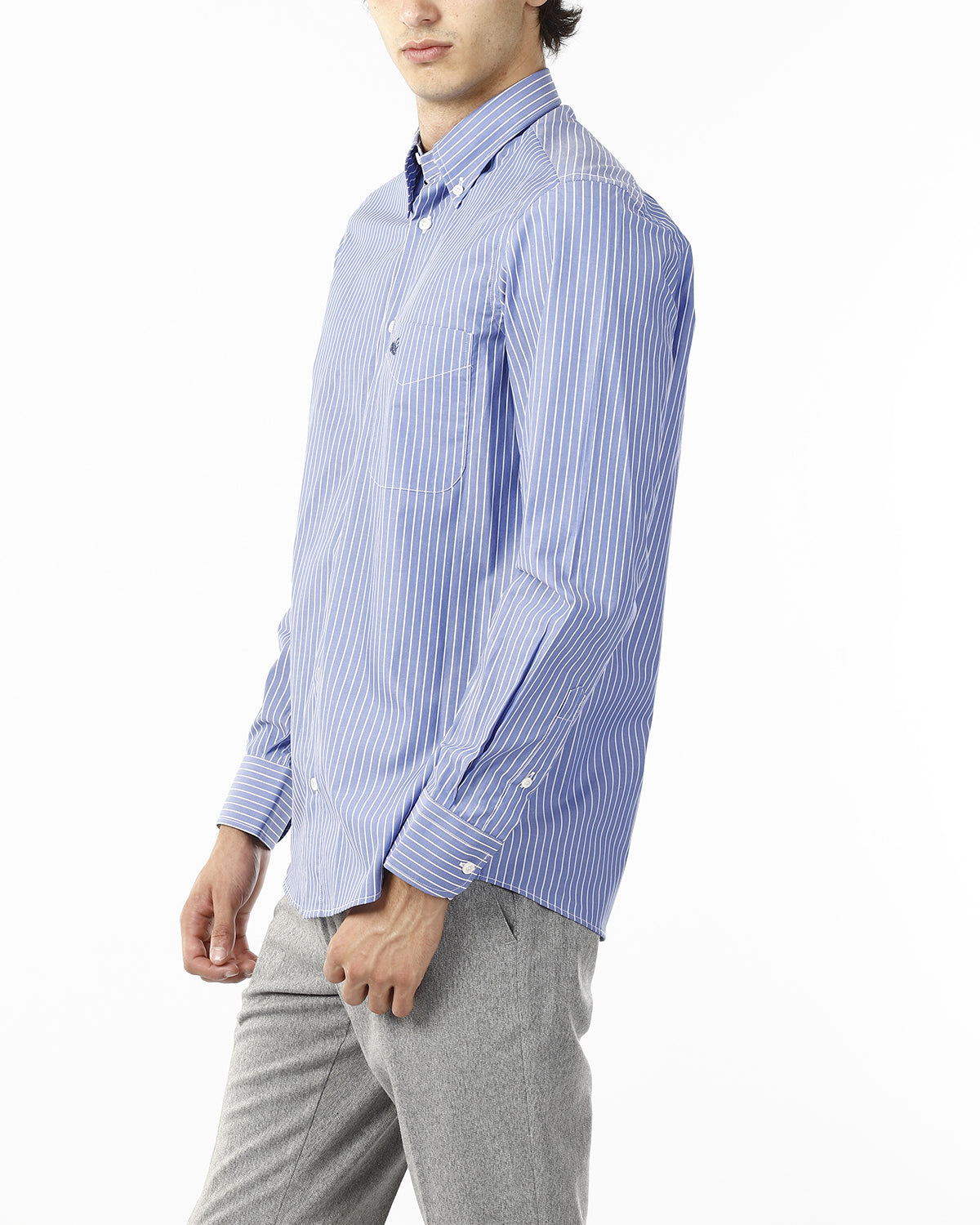 CAMICIA RIGA LARGA AZZURRA