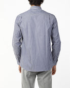 CAMICIA A RIGHE BLU E BIANCHE