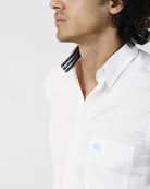 CAMICIA BIANCA CON RIPORTO