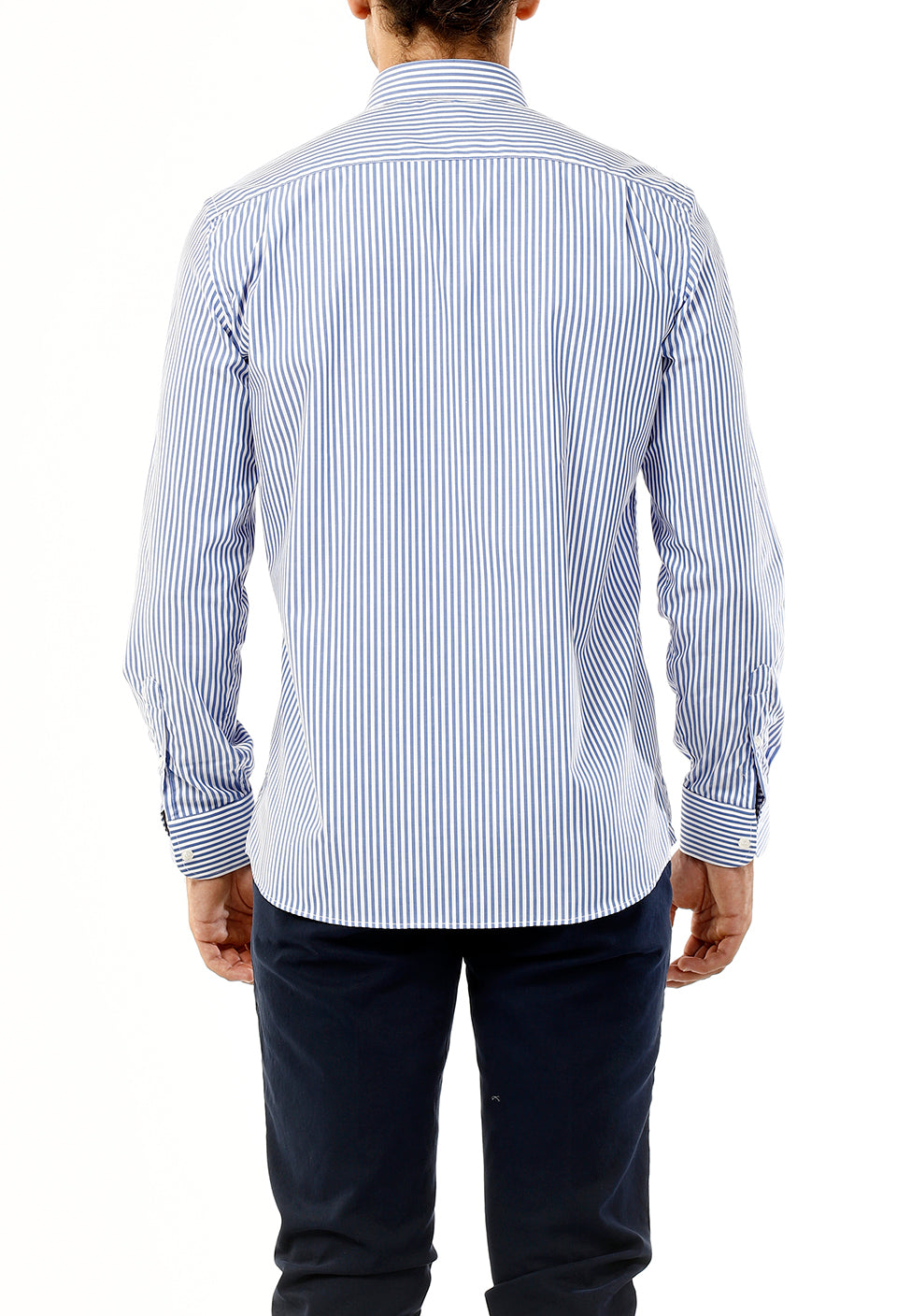 OLDRIVER CAMICIA A RIGHE NO IRON