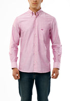 OLDRIVER CAMICIA TINTA UNICA CON RIPORTO_ROSSO