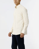 OLD RIVER CAMICIA A RIGHE E LOGO SU TONO_GIALLO