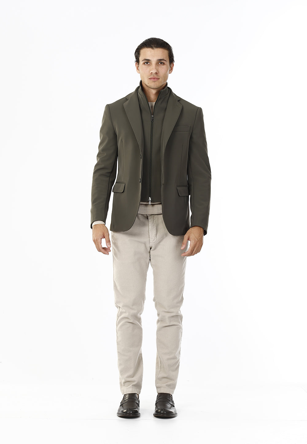 OLD RIVER GIACCA TECNICA CON PETTORINA_VERDE