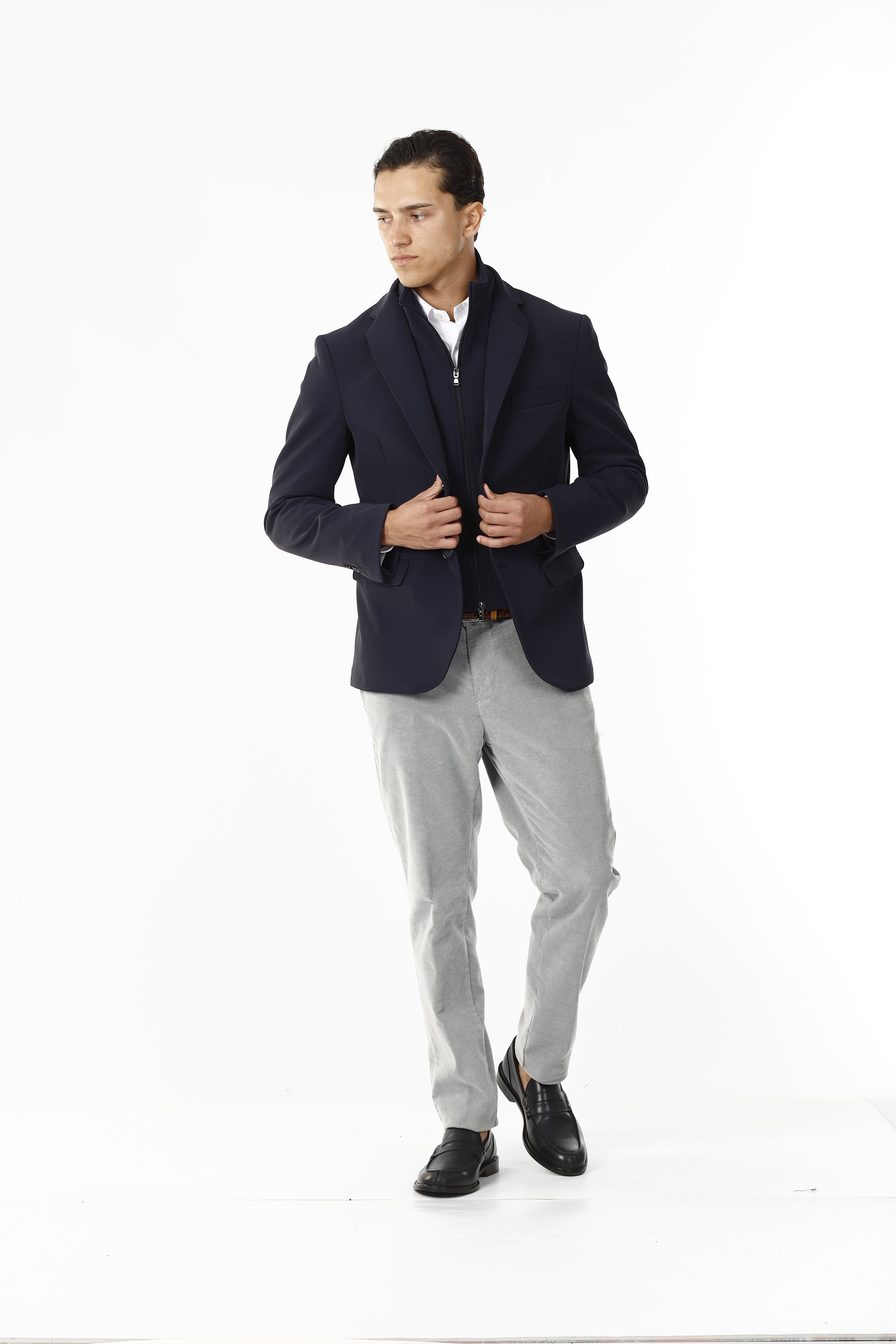 OLD RIVER GIACCA TECNICA CON PETTORINA_BLU