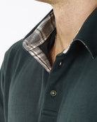 POLO IN FELPA LISCIA_VERDE