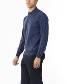 POLO IN MAGLIA - LANA EXTRAFINE 100%_PROFONDO