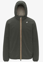 KWAY JACK ST WARM REVERSIBLE_B2P_GREEN BLACKISH_GREEN OAK