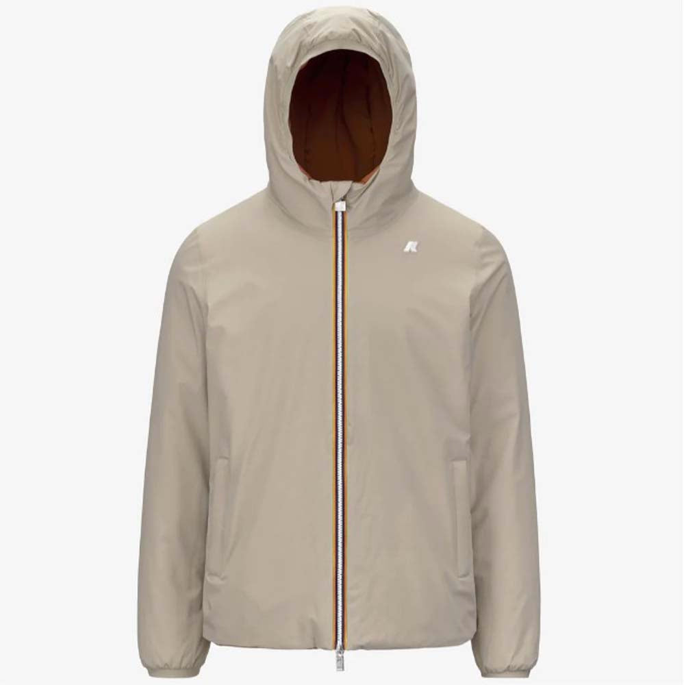 KWAY JACK ST WARM REVERSIBLE_B2Q_BEIGE CASHMERE_ORANGE ADOBE