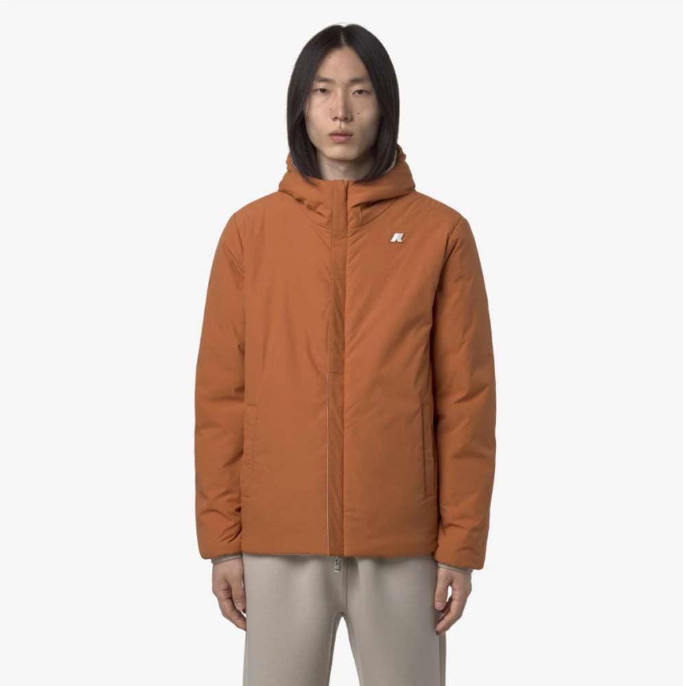 KWAY JACK ST WARM REVERSIBLE_B2Q_BEIGE CASHMERE_ORANGE ADOBE