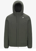 KWAY JACK ST WARM REVERSIBLE_AH3_BLACK PURE_GREEN BLACKISH
