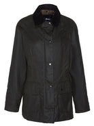 GIACCA CERATA CLASSICA BEADNELL_OL71_OLIVE