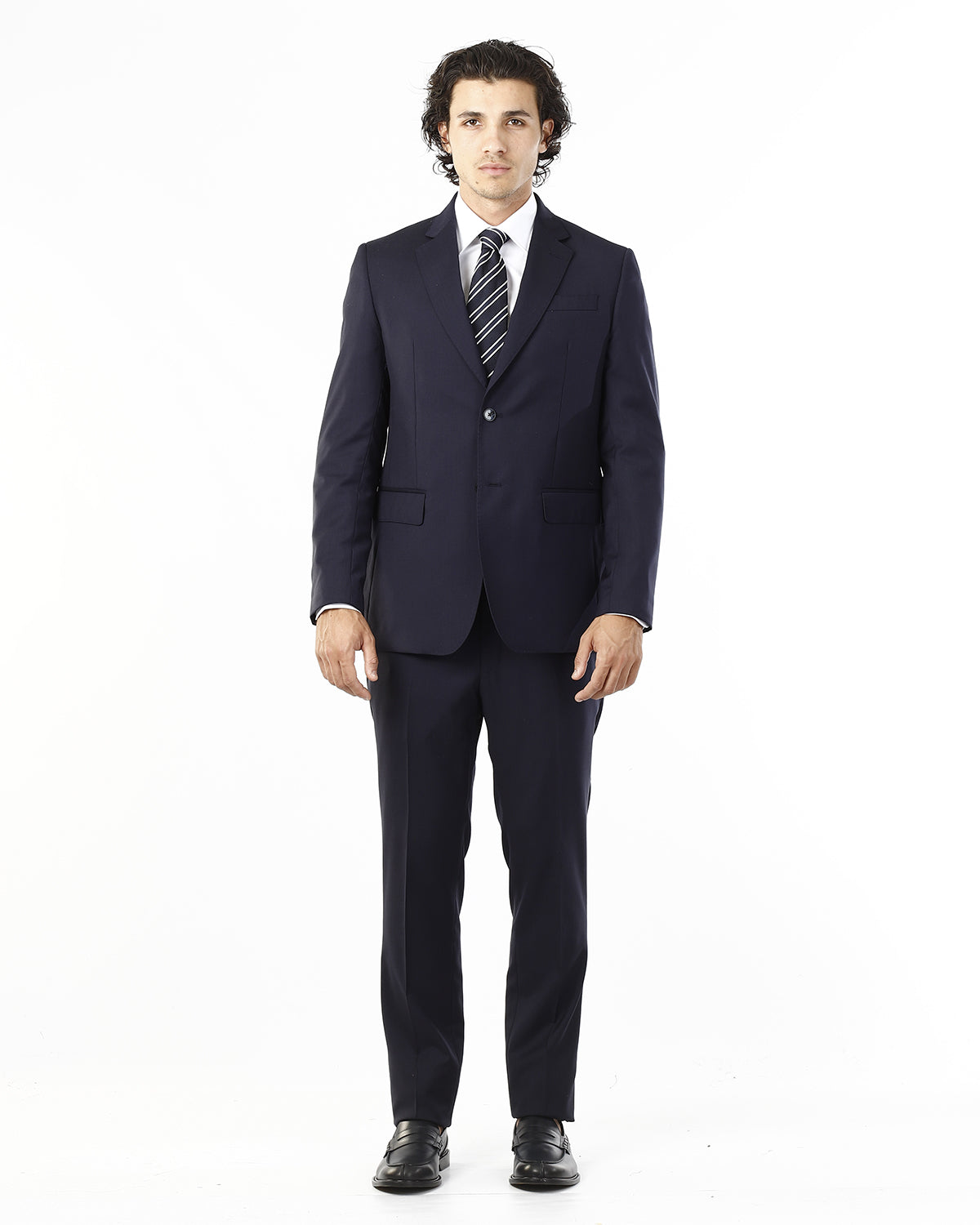 OLD RIVER ABITO MARZOTTO DI LANA_BLU