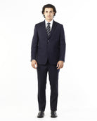 OLD RIVER ABITO MARZOTTO DI LANA_BLU