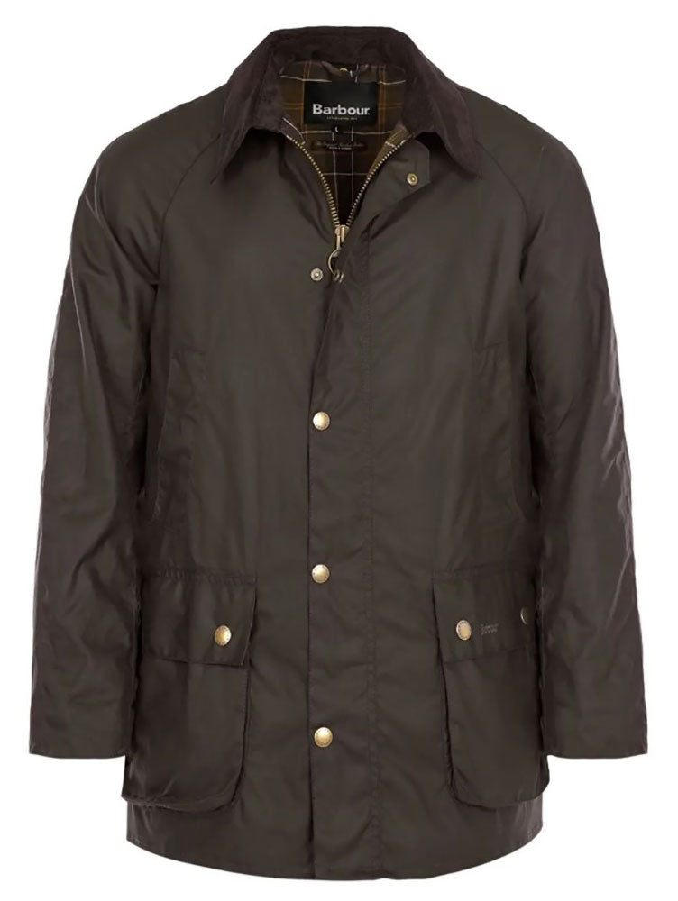 BARBOUR GIACCA CERATA ASHBY_OLIVE