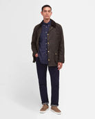 BARBOUR GIACCA CERATA ASHBY_OLIVE