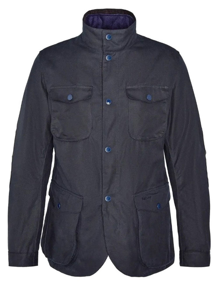 BARBOUR GIACCA CERATA OGSTON_NAVY
