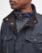 BARBOUR GIACCA CERATA OGSTON_NAVY