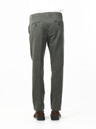 OLD RIVER PANTALONI TASCA AMERICANA - MODERN FIT_VERDE