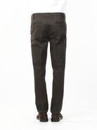 OLD RIVER PANTALONI TASCA AMERICANA - MODERN FIT_MORO