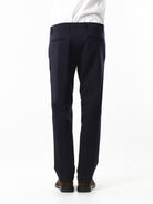 OLD RIVER PANTALONE CLASSICO CON TASCA A FILO_BLU