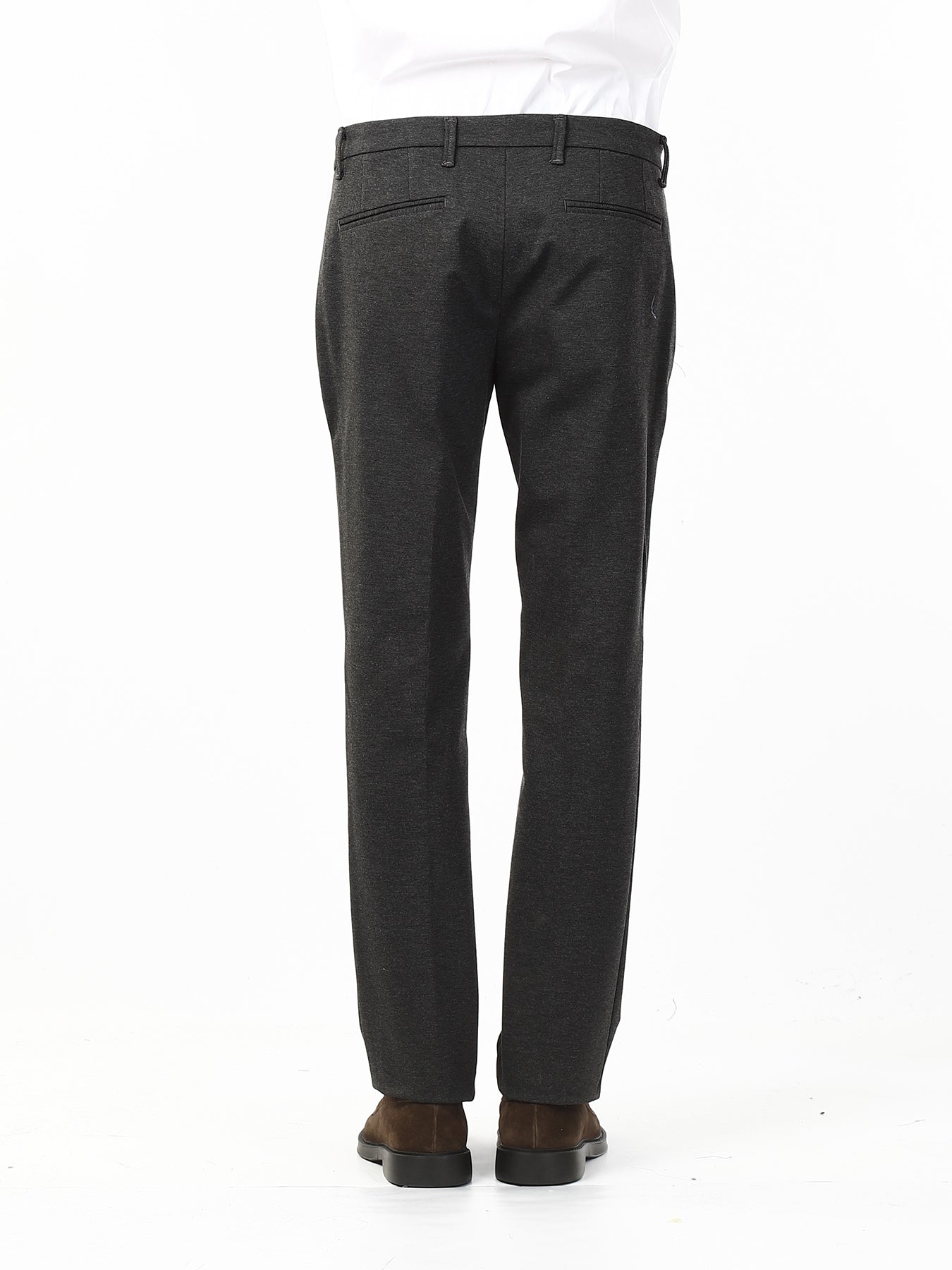 OLD RIVER PANTALONE CLASSICO CON TASCA A FILO_GRIGIO MELANGE