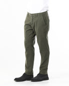 PANTALONI IN FUSTAGNO MICROFANTASIA_SALVIA