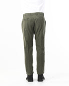 PANTALONI IN FUSTAGNO MICROFANTASIA_SALVIA