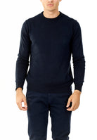 OLD RIVER MAGLIONE GIROCOLLO MINIMAL_BLU