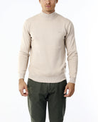 LUPETTO MINIMAL MAGLIA RASATA_SABBIA