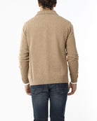 CARDIGAN CON COLLETTO E BOTTONI_BEIGE