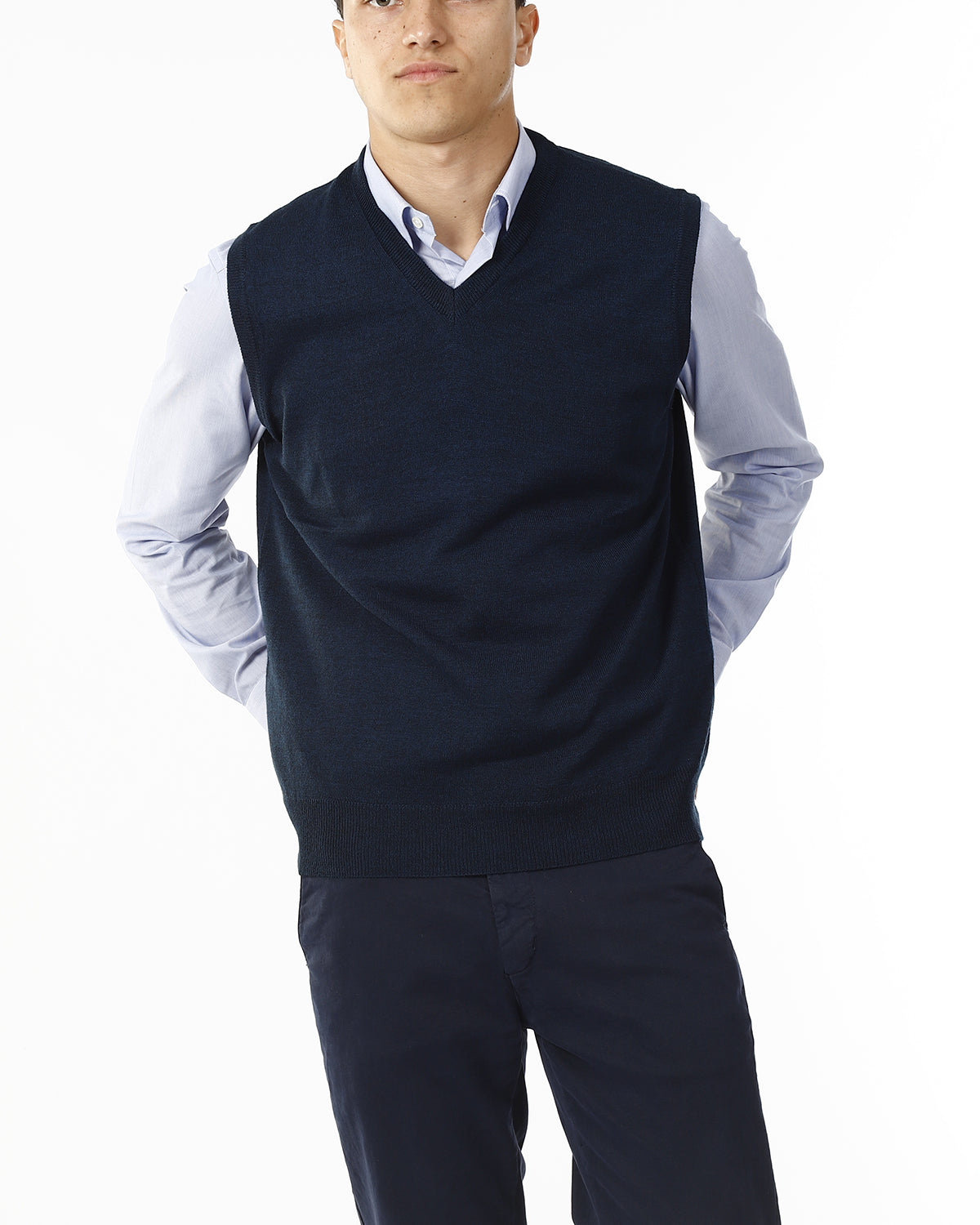 GILET SCOLLO V_INCHIOSTRO