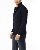 BLAZER IN MAGLIA A 3 BOTTONI_BLU